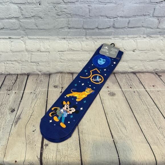 Disney Parks 50th Anniversary Adult Socks - Picture 1 of 3